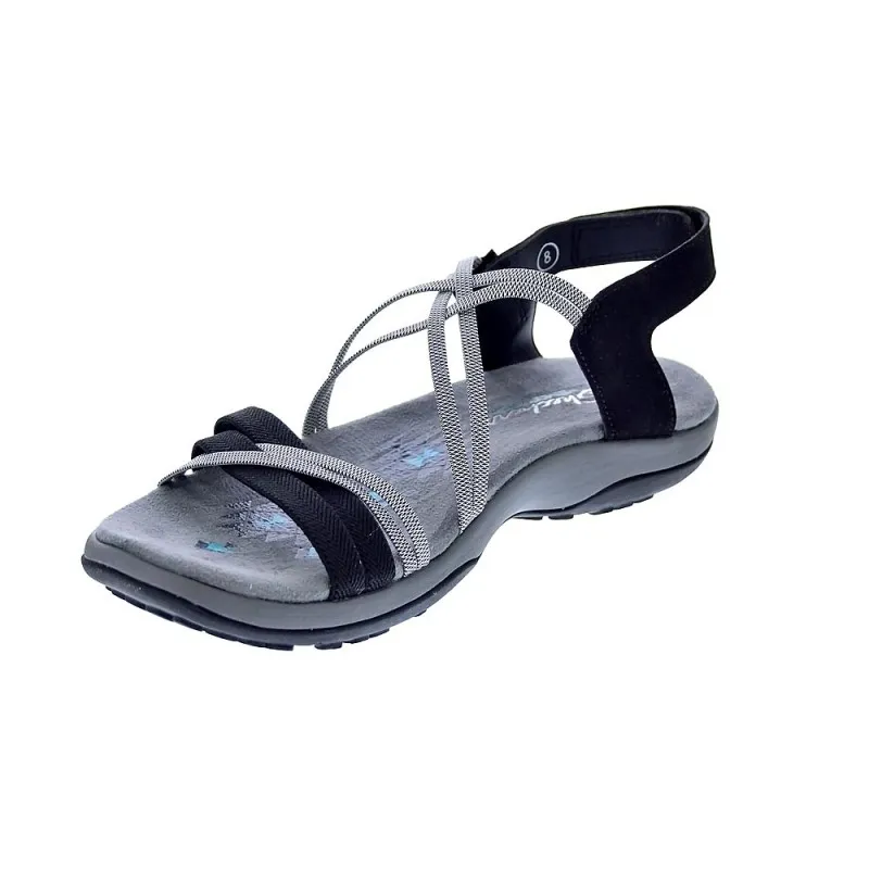 Skechers Sandalias Mujer Reggae Slim Negro