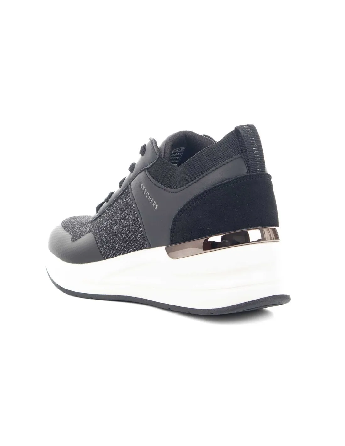 SKECHERS  ZAPATILLAS NEGRAS BILLION 2 WINNING STREAK 177331 MUJER