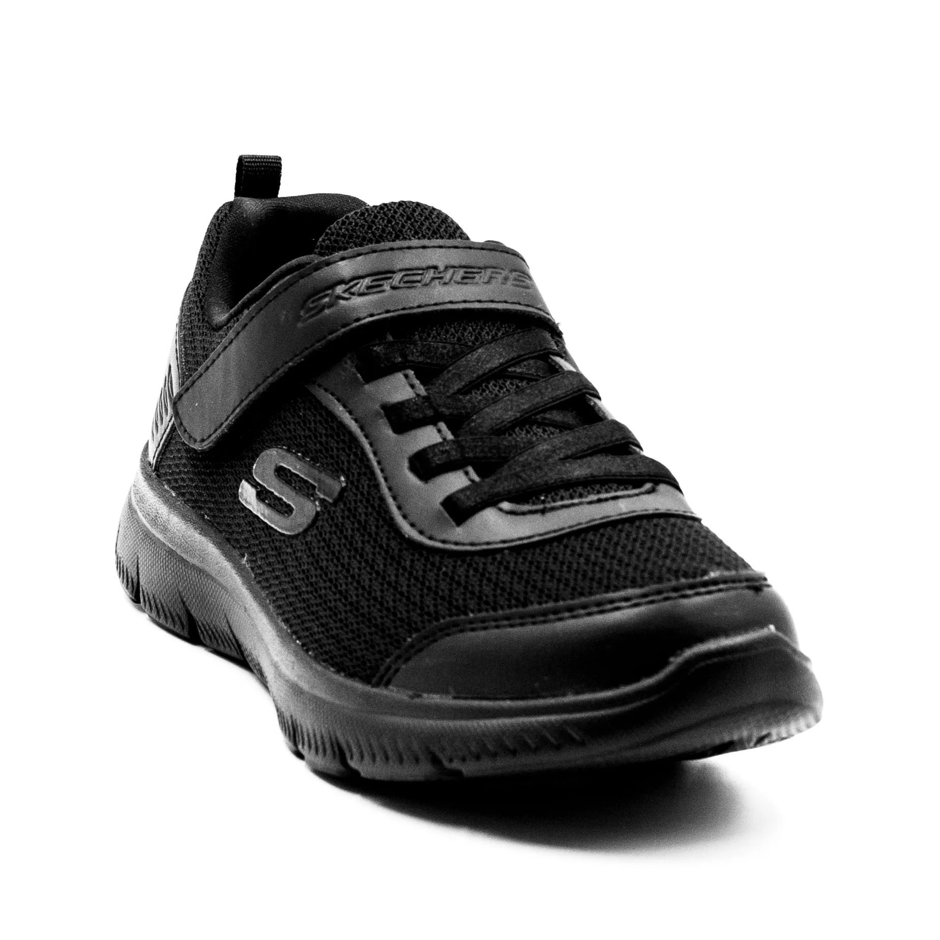 Skechers Zapato Colegio con Velcro Color Negro