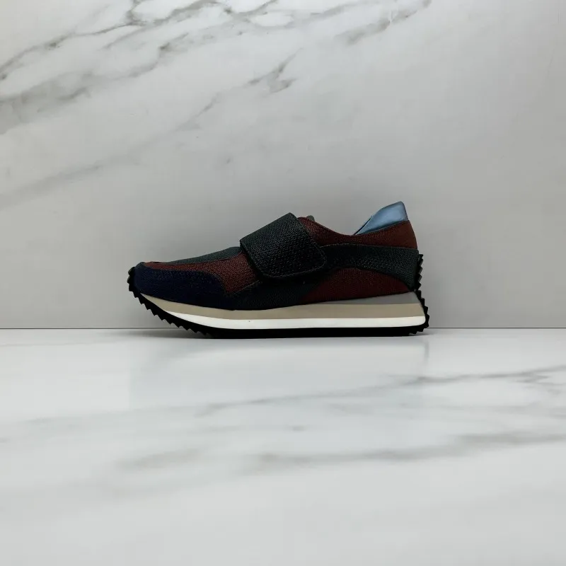 SNEAKER velcro teja verde