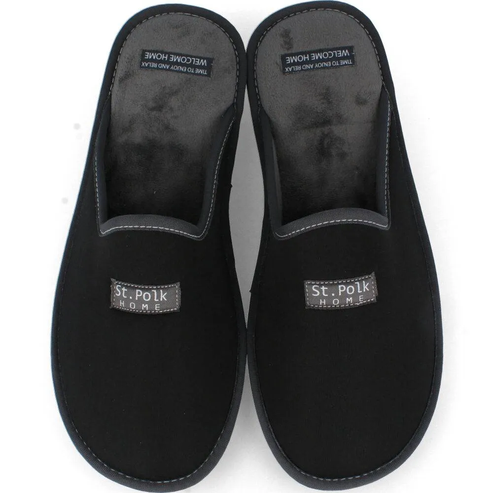 ST. POLK  ZAPATILLAS LICRA NEGRO
