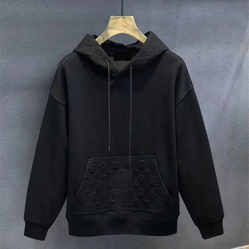 Sudadera con capucha con capucha de algodón para capucha para hombres y mujeres con capucha de algodón de algodón con manga larg