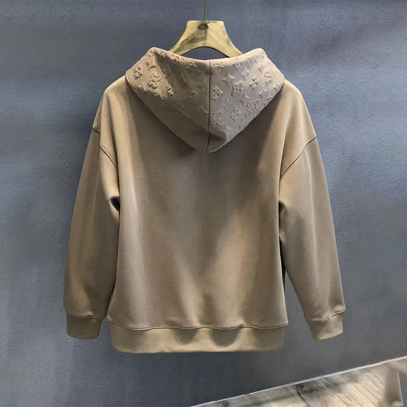 Sudadera con capucha con capucha de algodón para capucha para hombres y mujeres con capucha de algodón de algodón con manga larg
