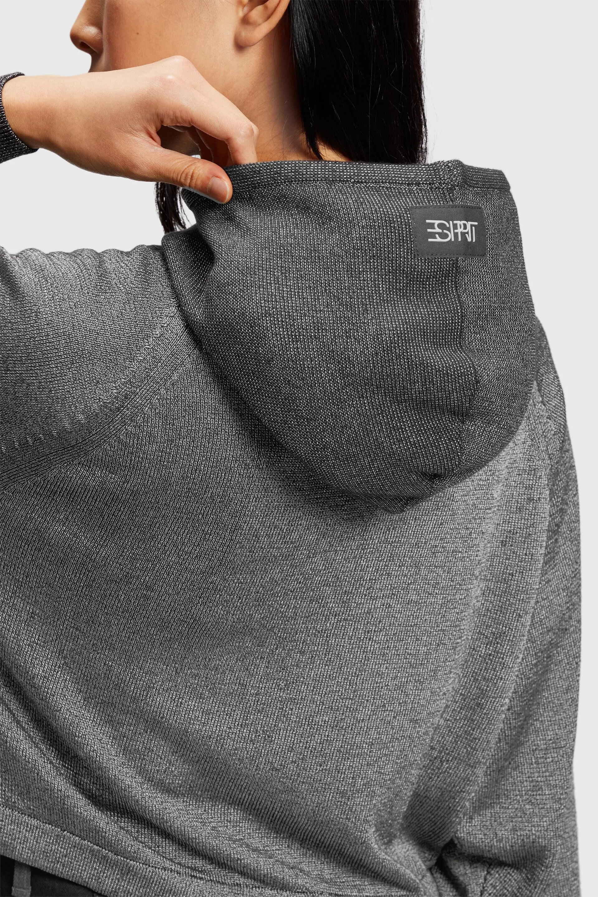 Sudadera con capucha y bajo con cordón