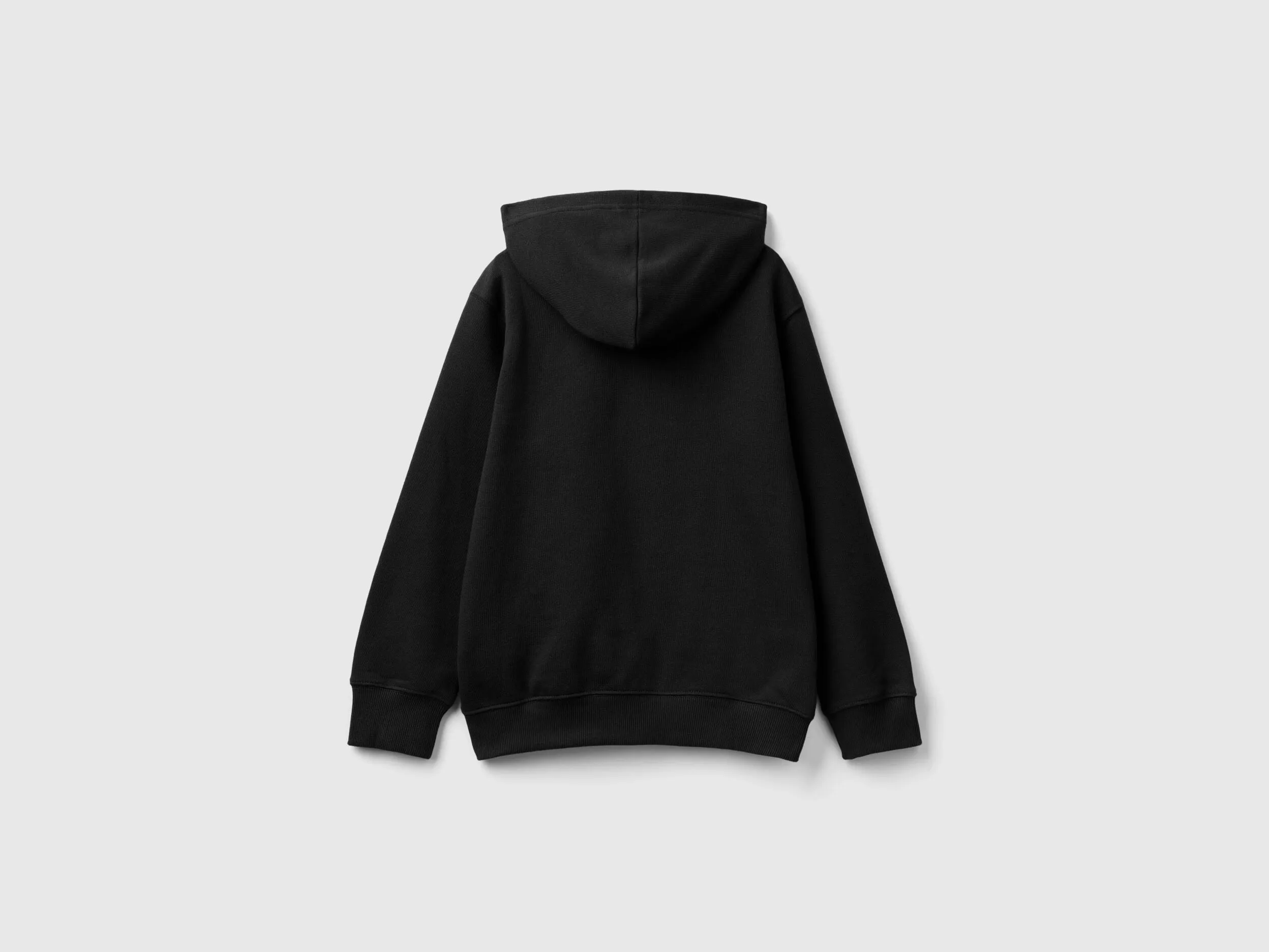 Sudadera con cremallera y bordado de logotipo