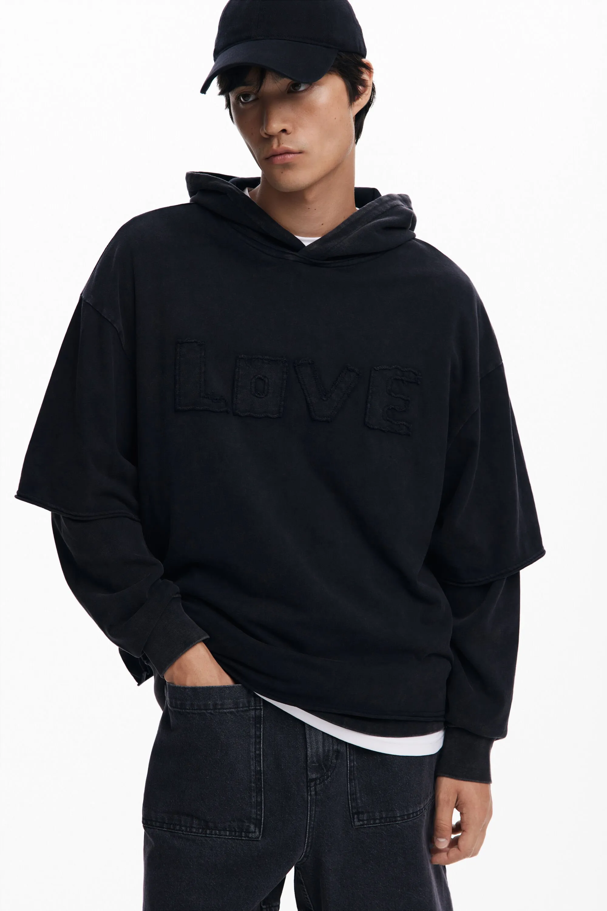 Sudadera doble manga