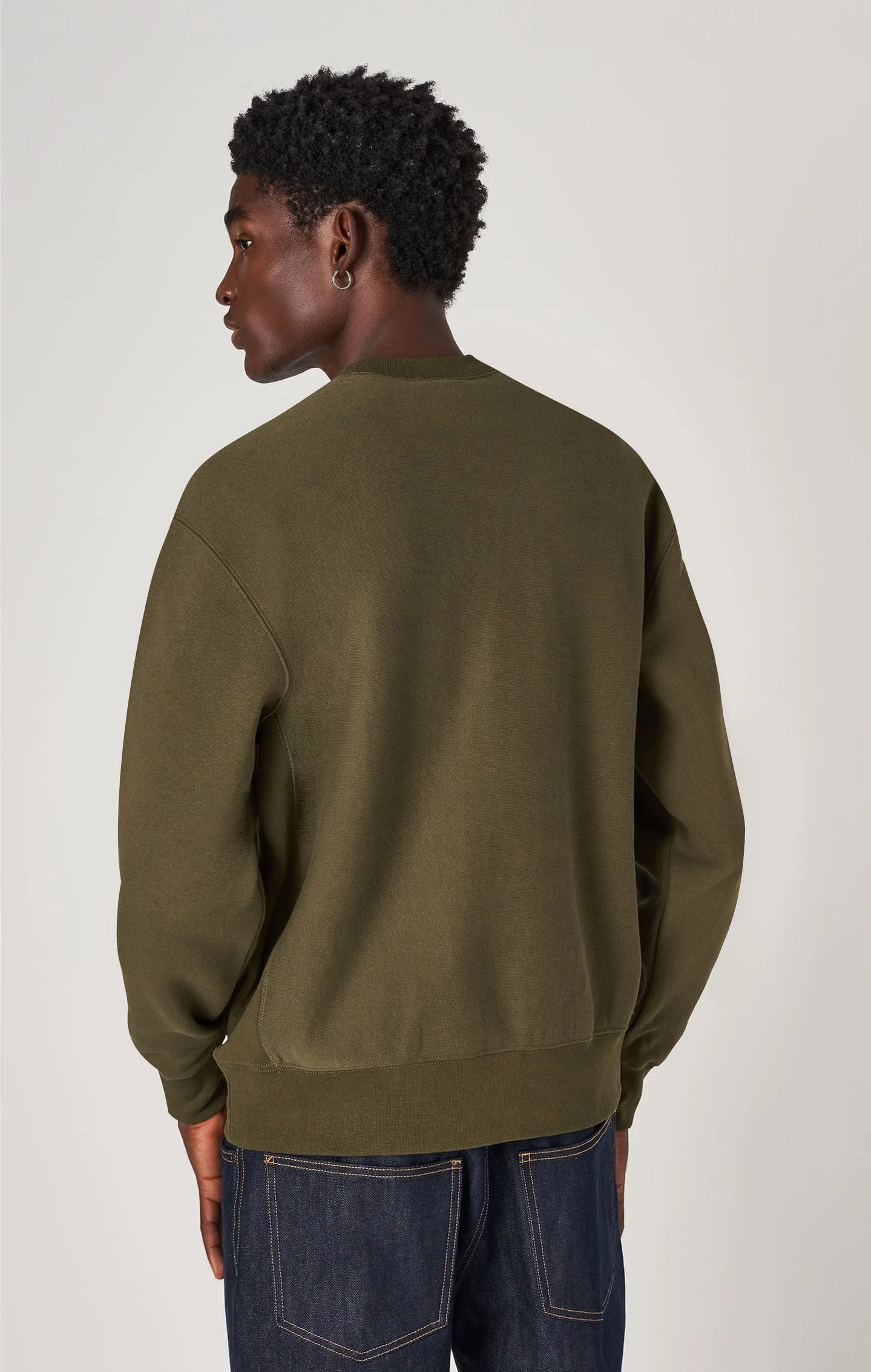 Sudadera relajada Reverse Weave