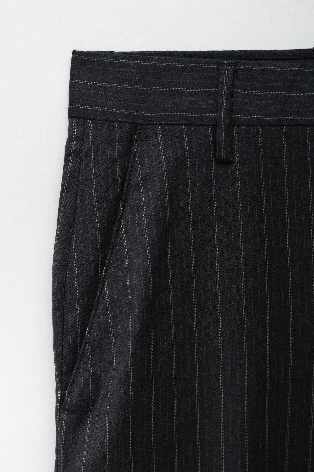 SUNFLOWER BLACK STRIPED MAC TROUSER