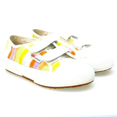 SUPERGAZapatilla Lona Velcro Niño Superga 2750covj