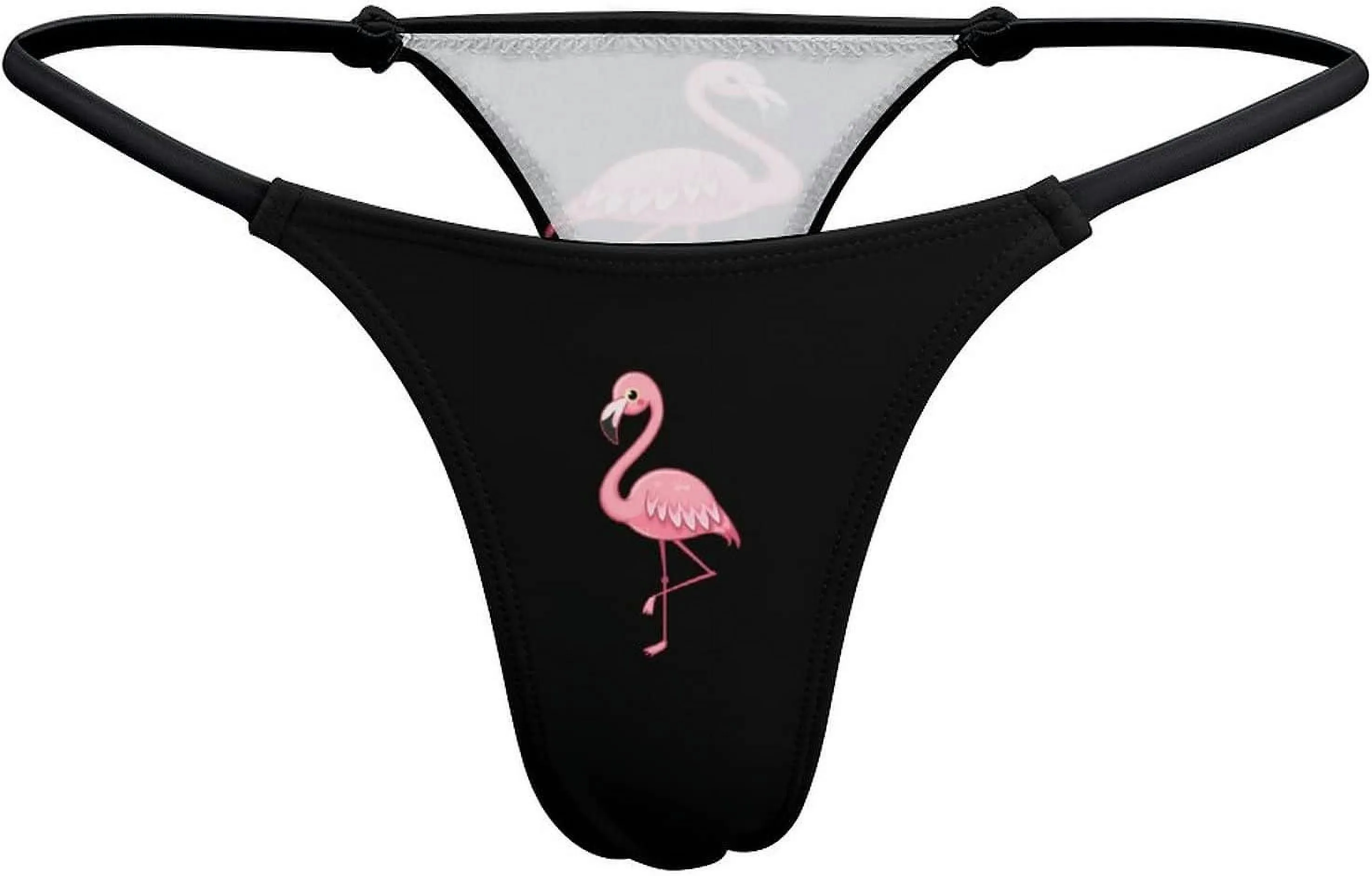 THE CUTE BEAUTIFUL PINK FLAMINGO WOMEN'S PANTIES GSTRINGS THONG SEXY T BACK PANTYGT118