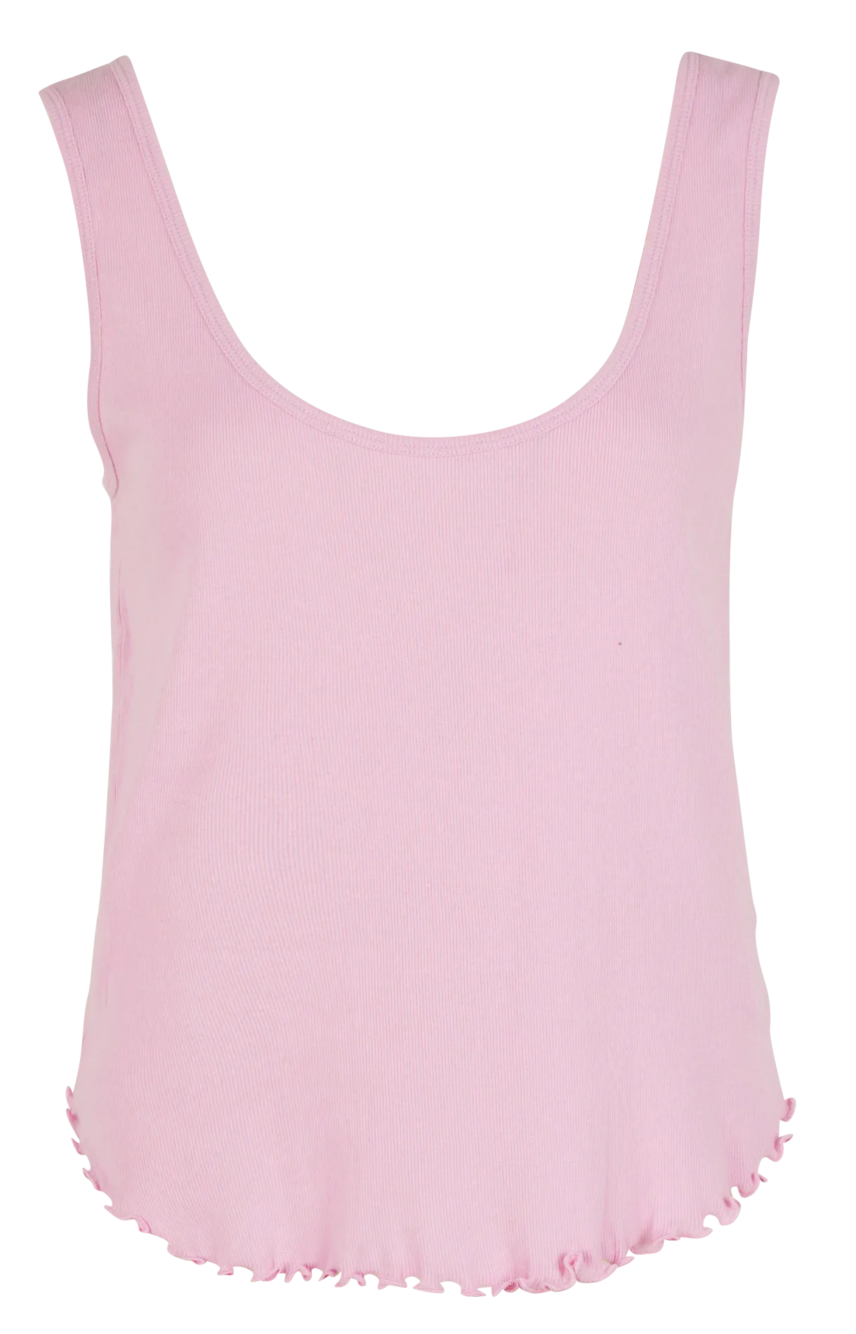 THE NEW SOCIETY LA JOLLA  CAMISETA DE TIRANTES DE ALGODóN CON CUELLO REDONDO EN VIOLETA