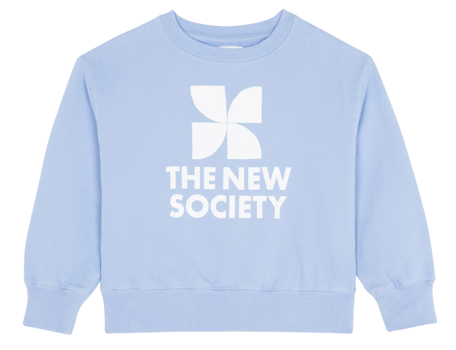 THE NEW SOCIETY ONTARIO  SUDADERA DE ALGODóN CON CUELLO REDONDO EN AZUL