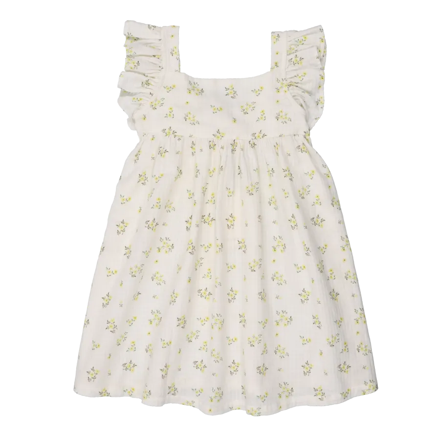 THE NEW SOCIETY VALLEY  VESTIDO CORTO DE ALGODóN ESTAMPADO EN BLANCO
