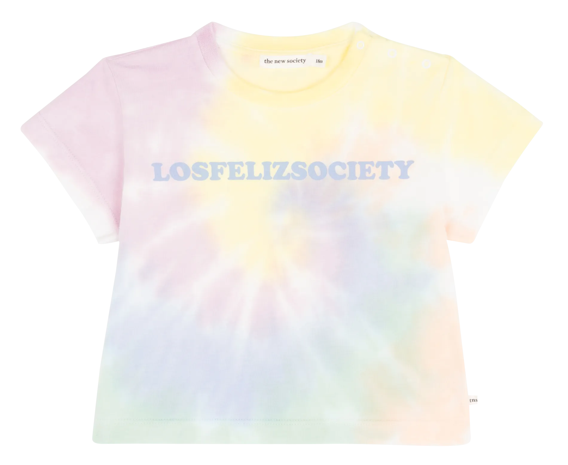 THE NEW SOCIETY WILDSHIRE  CAMISETA DE ALGODóN ESTAMPADA DE MANGA CORTA EN MULTICOLOR