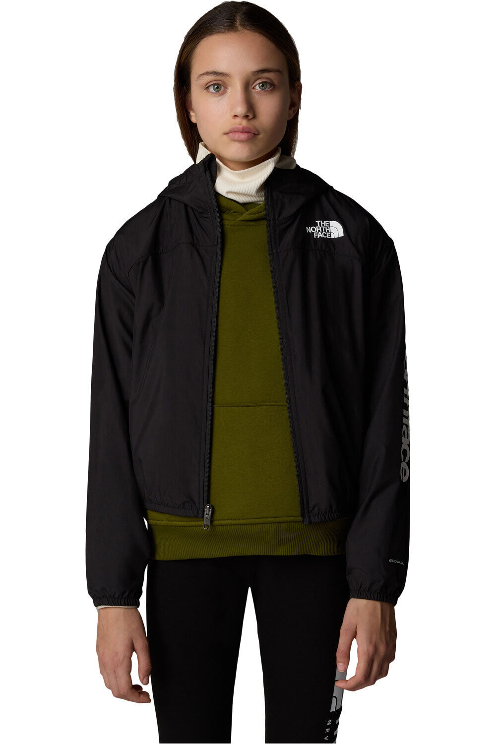 The North Face G NEVER STOP HOODED WINDWALL JACKET Chaqueta Softshell Niño