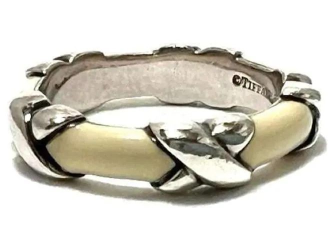 Tiffany & Co Anillo de Banda de Firma Tiffany para Mujeres 