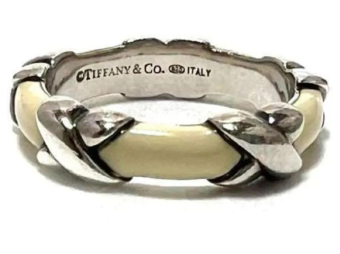 Tiffany & Co Anillo de Banda de Firma Tiffany para Mujeres 