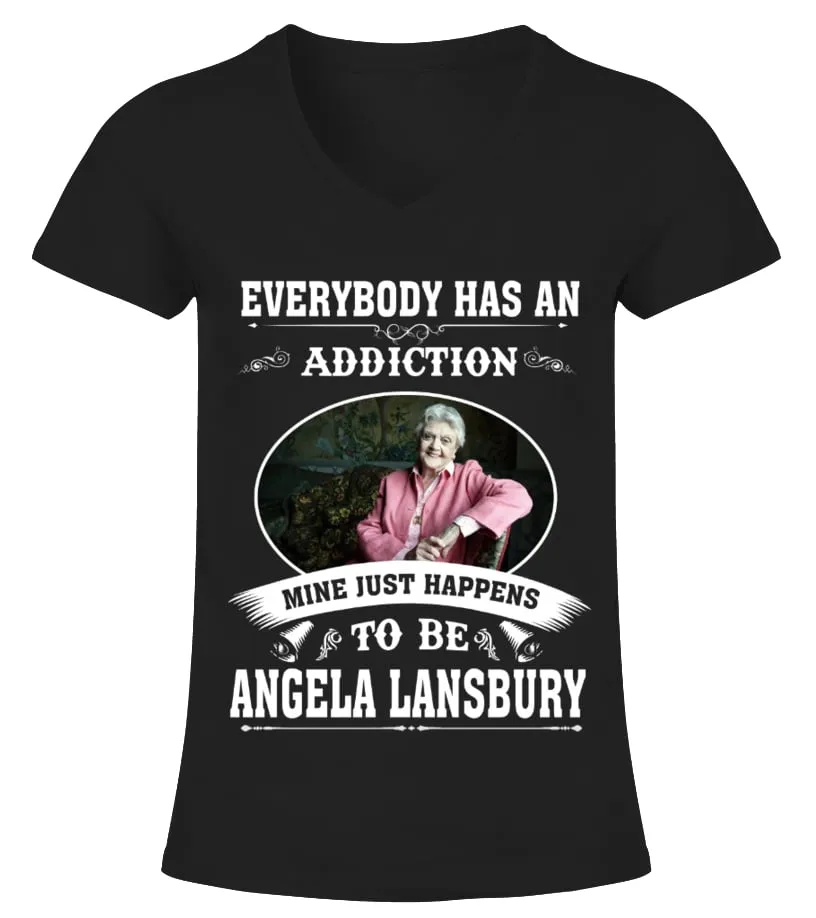 TO BE ANGELA LANSBURY Camiseta cuello pico Mujer