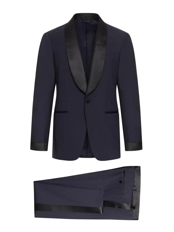 TOM FORD VESTIDO DE NOCHE  AZUL