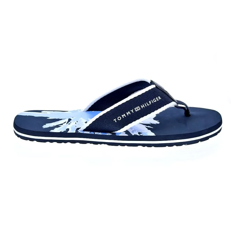 Tommy Hilfiger Chanclas Hombre Hilfiger Palm Azul