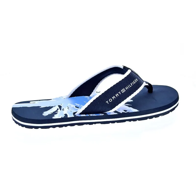 Tommy Hilfiger Chanclas Hombre Hilfiger Palm Azul