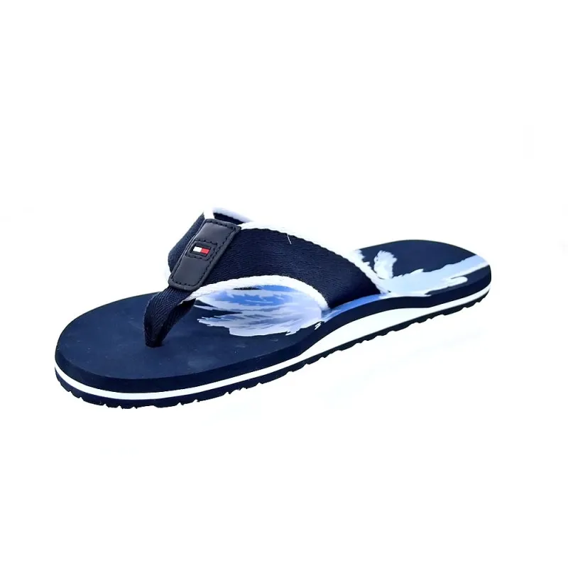 Tommy Hilfiger Chanclas Hombre Hilfiger Palm Azul