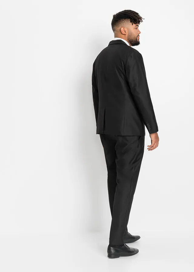 Traje (conjunto de 3 piezas): chaqueta, pantalón, corbata Negro