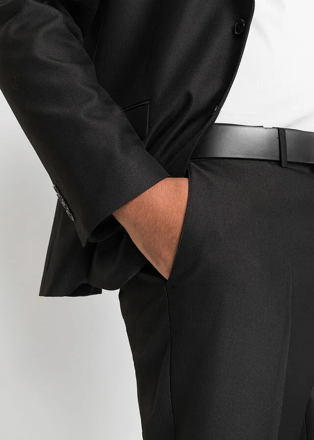 Traje (conjunto de 3 piezas): chaqueta, pantalón, corbata Negro