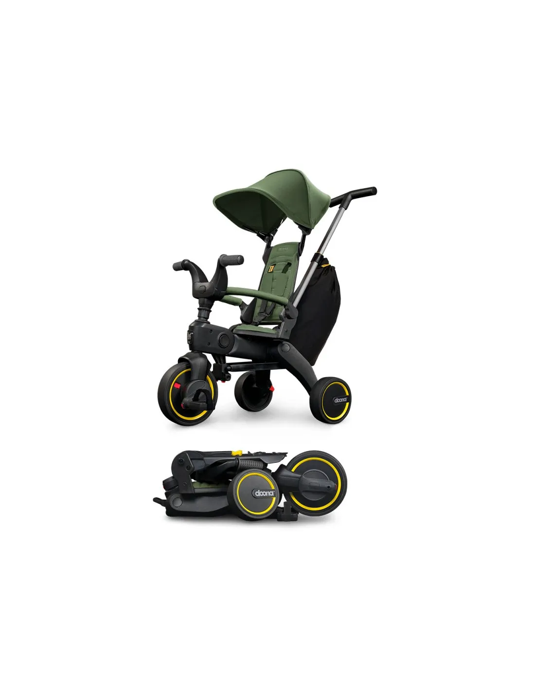 Triciclo plegable Liki Trike S3 desert green
