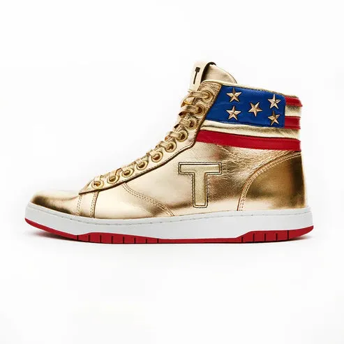 TRUMP SNEAKERS THE NEVER SURRENDER HIGHTOPS