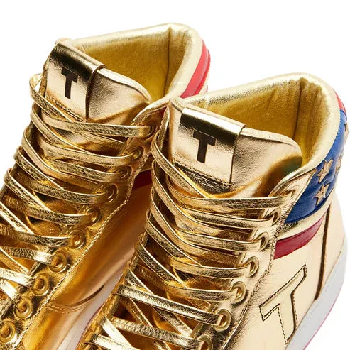 TRUMP SNEAKERS THE NEVER SURRENDER HIGHTOPS