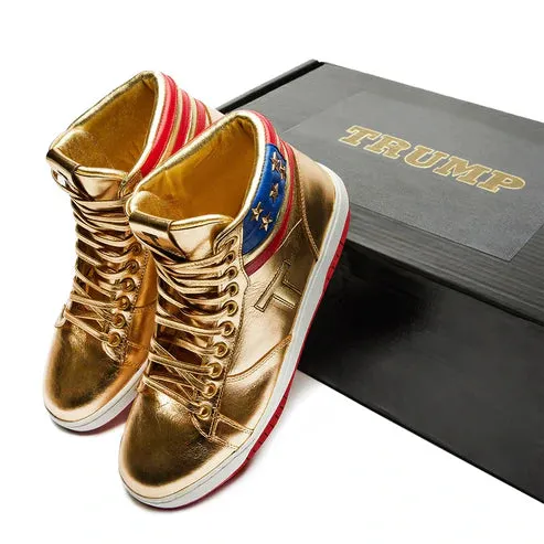 TRUMP SNEAKERS THE NEVER SURRENDER HIGHTOPS