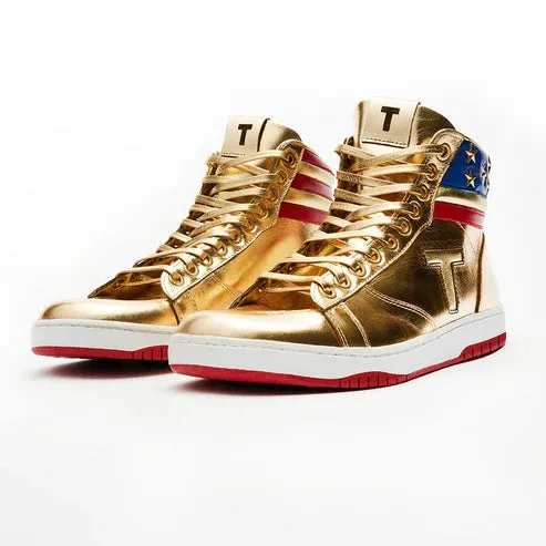 TRUMP SNEAKERS THE NEVER SURRENDER HIGHTOPS