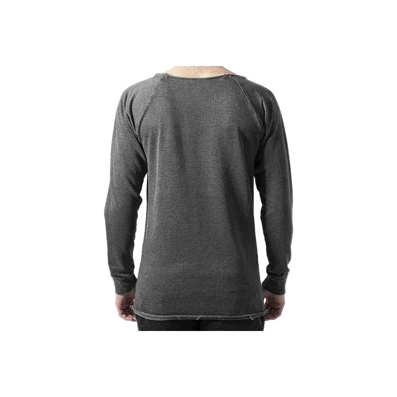 URBAN CLASSIC LONG BURNOUT OPEN EDGE CREWNECK