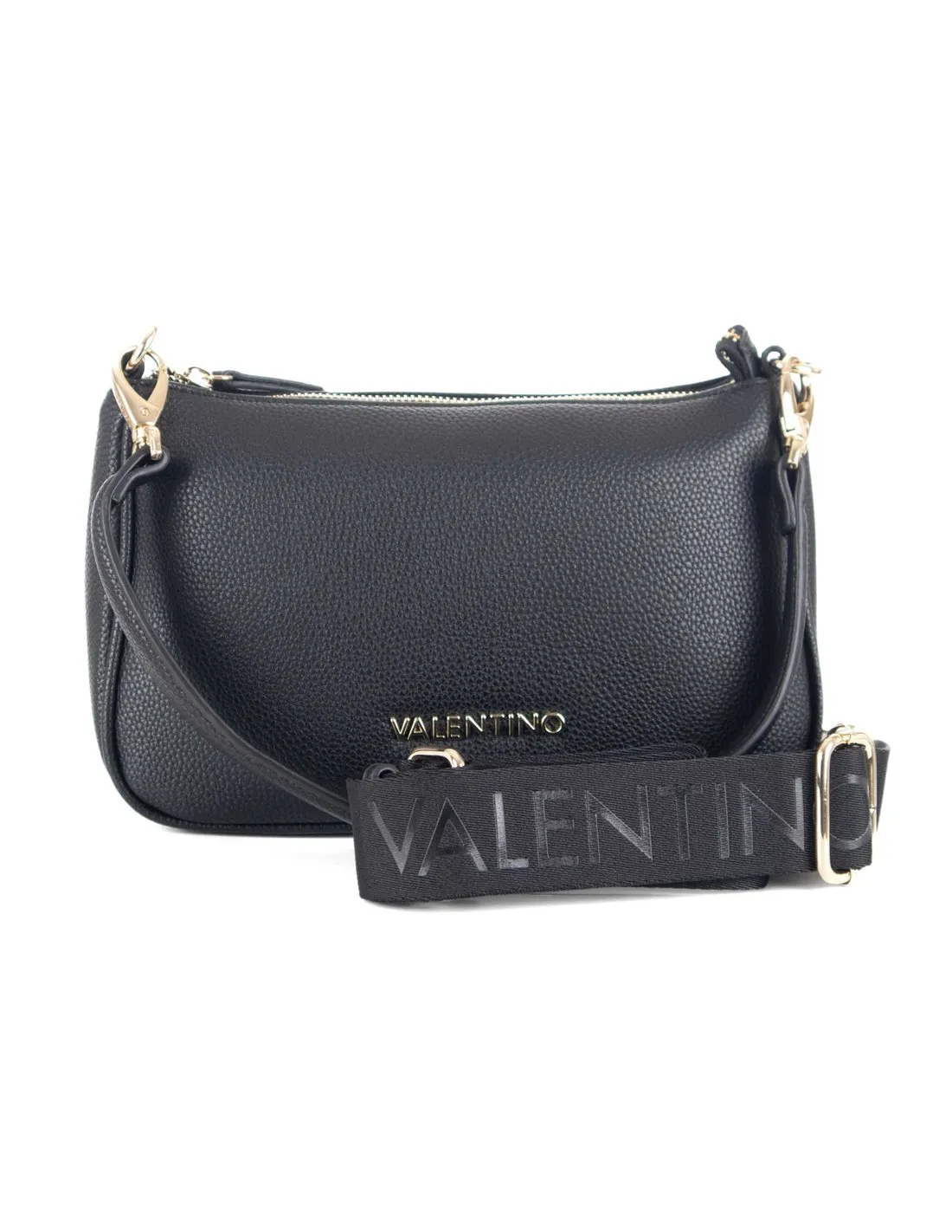 VALENTINO  BANDOLERA NEGRA NEVER VBS8GL13 MUJER
