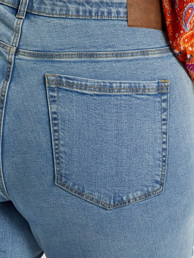 VAQUERO SLIM DE TALLE ALTO  L34  AZUL