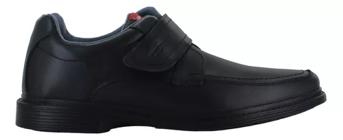 Vavito Zapato Choclo Escolar Formal Velcro Piel Niño 89688