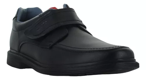 Vavito Zapato Choclo Escolar Formal Velcro Piel Niño 89688