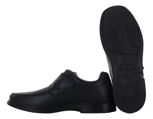 Vavito Zapato Choclo Escolar Formal Velcro Piel Niño 89688