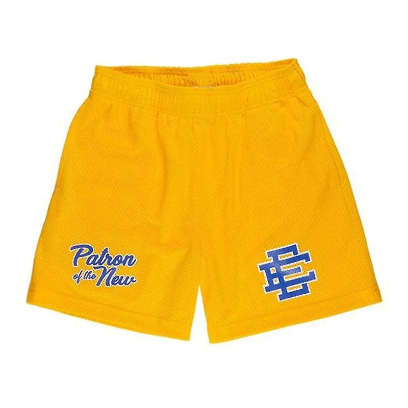 Verano Eric Emanuel EE Pantalones Cortos Básicos Hombre Mujer Gimnasio Entrenamiento Pantalones Cortos De Malla Baloncesto Mascu