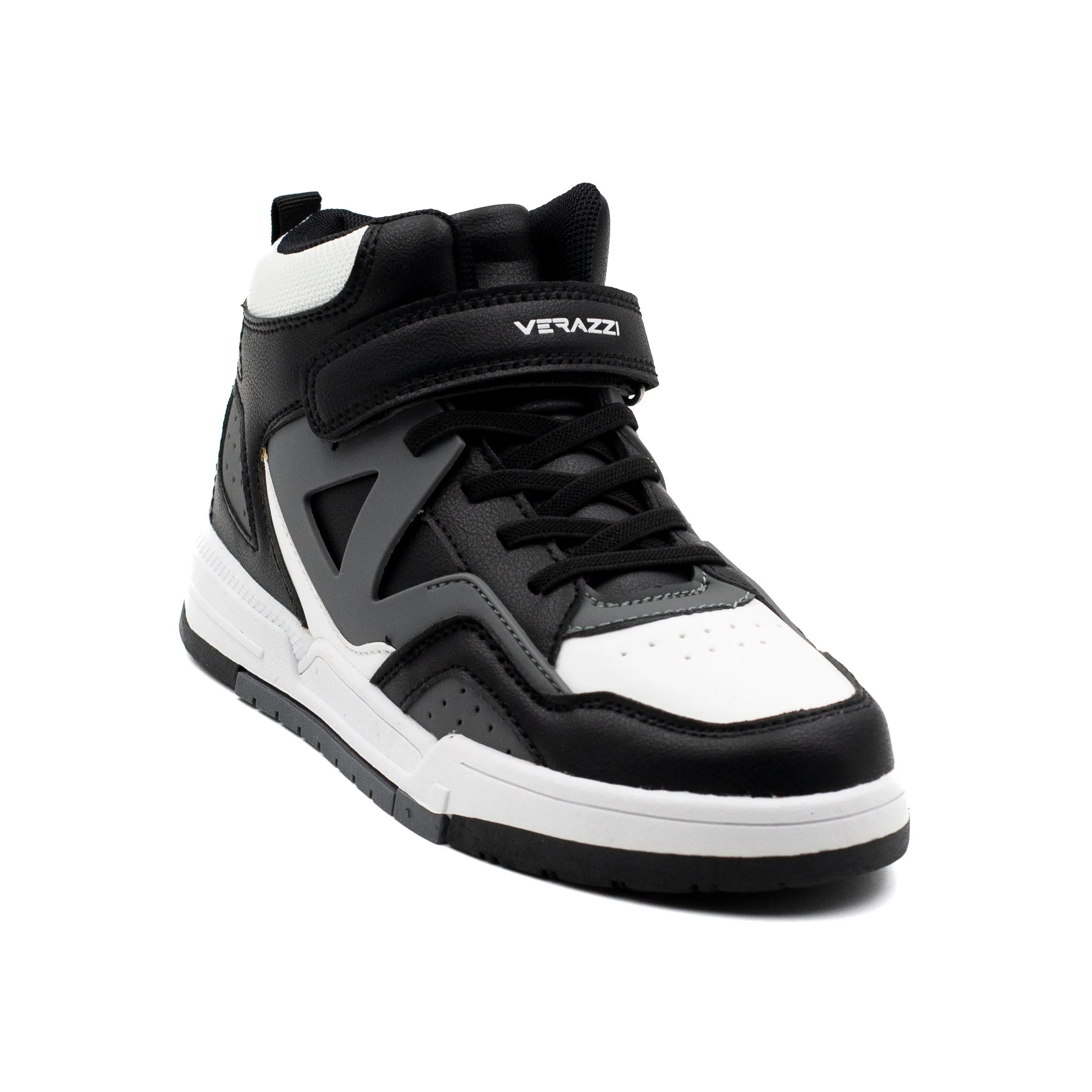 Verazzi zapatilla Nio con velcro color Blanco Negro