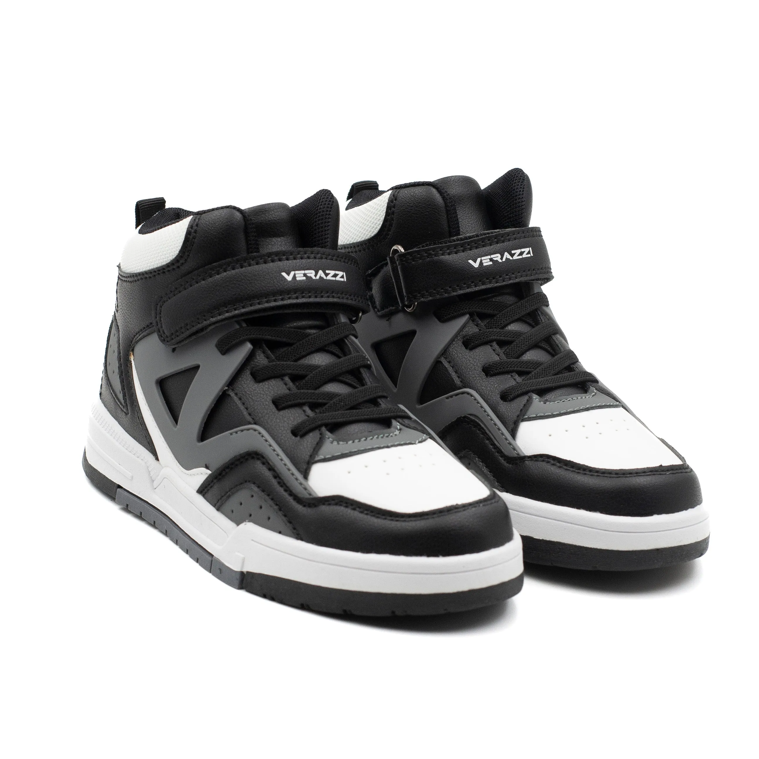 Verazzi zapatilla Nio con velcro color Blanco Negro