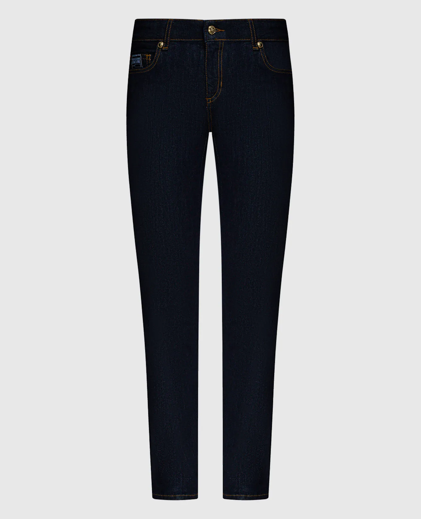Versace Jeans Couture Blue skinny jeans with logo