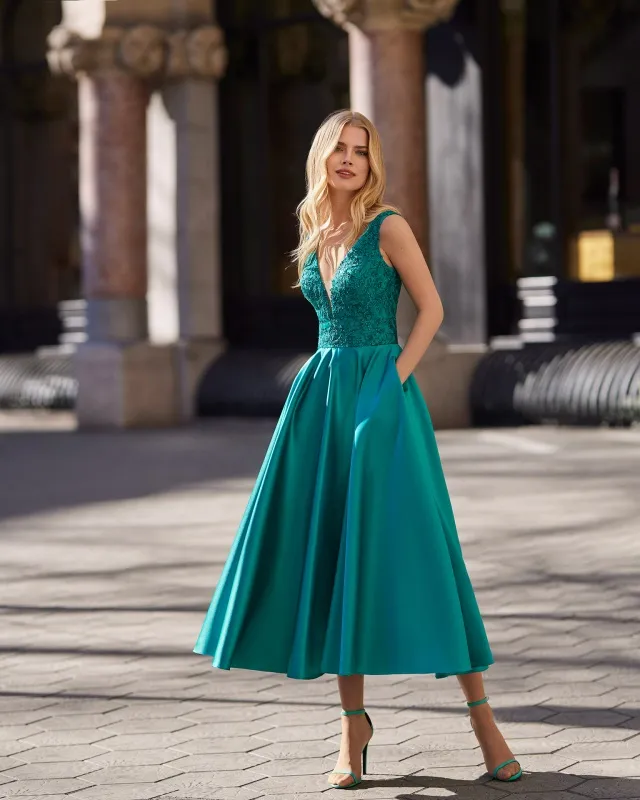 Vestido 7J2O6 Marfil