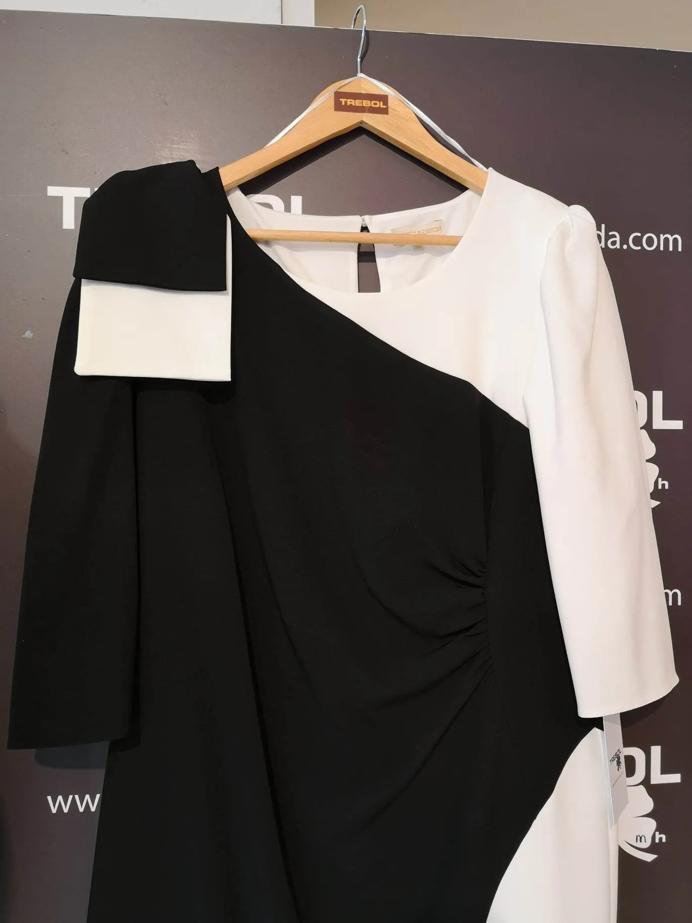 Vestido bicolor