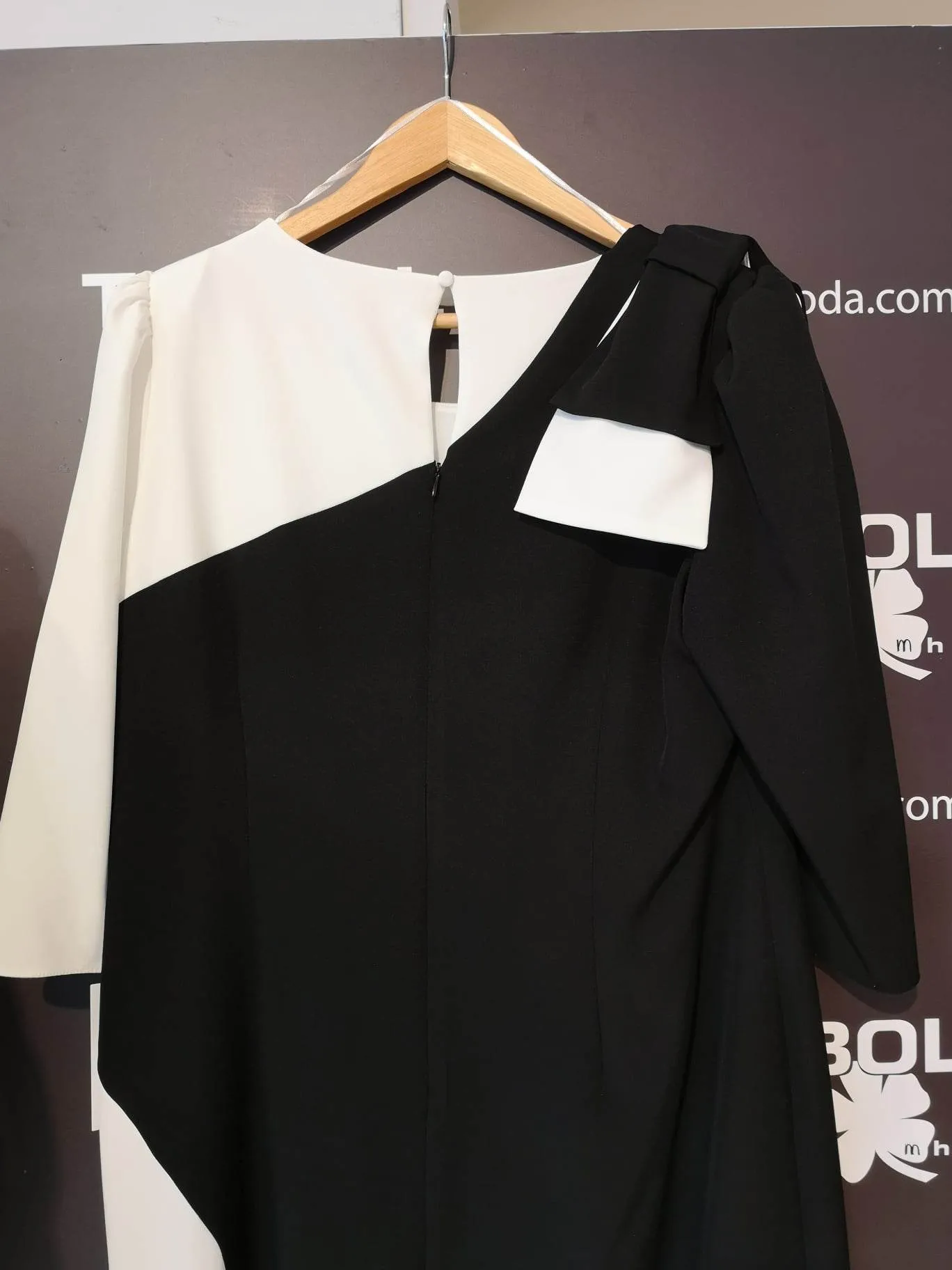 Vestido bicolor