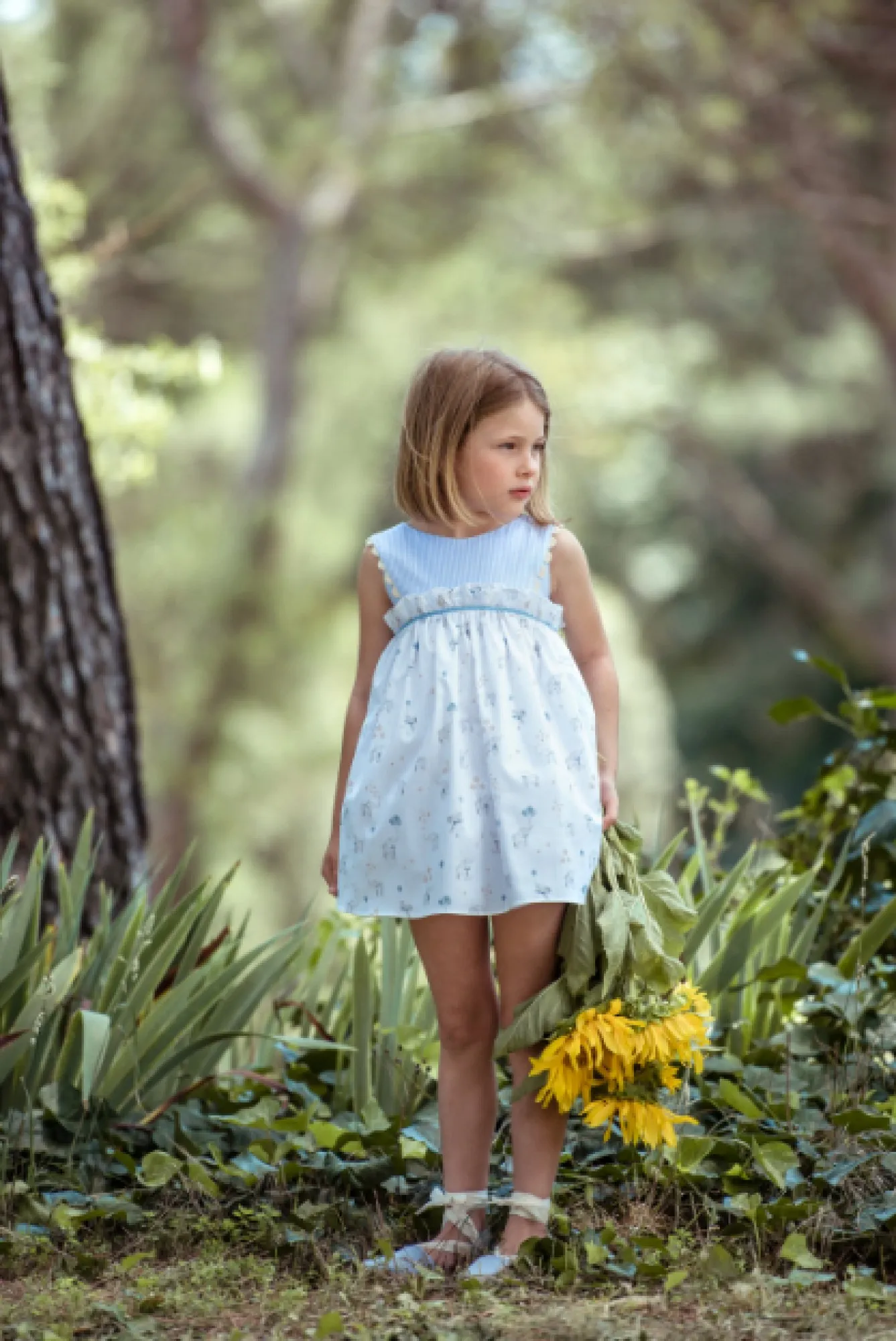 Vestido con un bonito estampado colección Arenilla