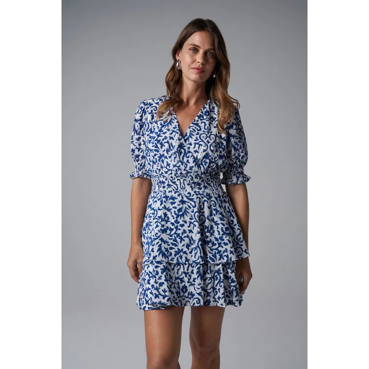 VESTIDO CORTO CON ESTAMPADO MUJER SALSA