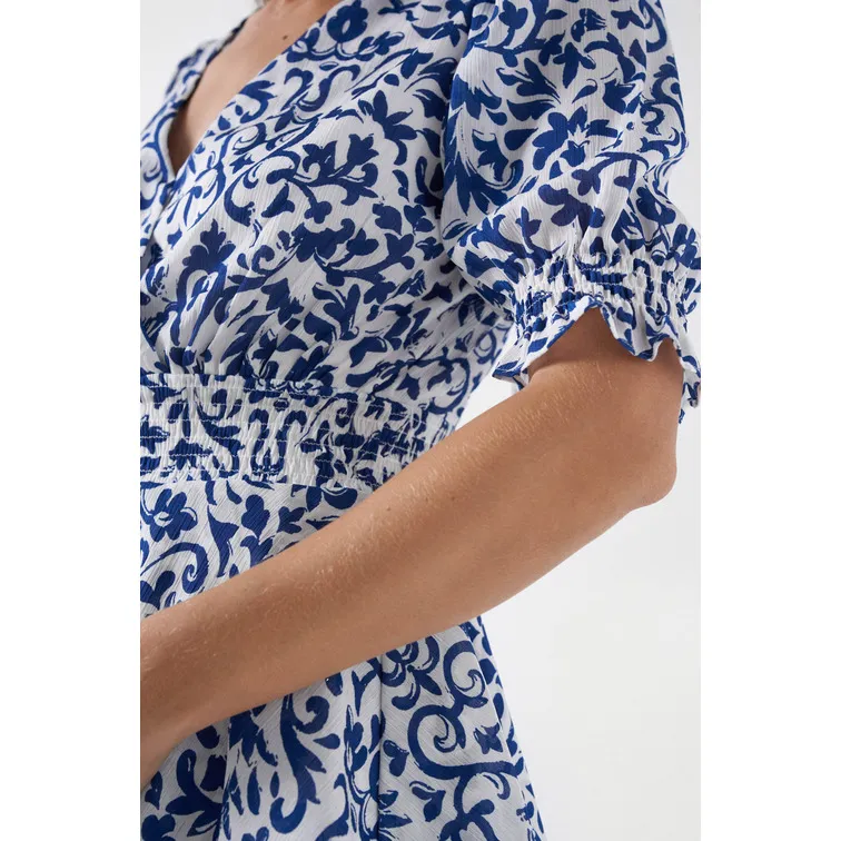 VESTIDO CORTO CON ESTAMPADO MUJER SALSA