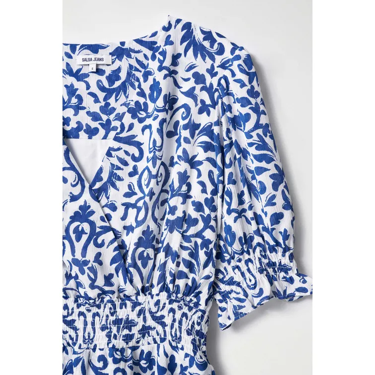 VESTIDO CORTO CON ESTAMPADO MUJER SALSA